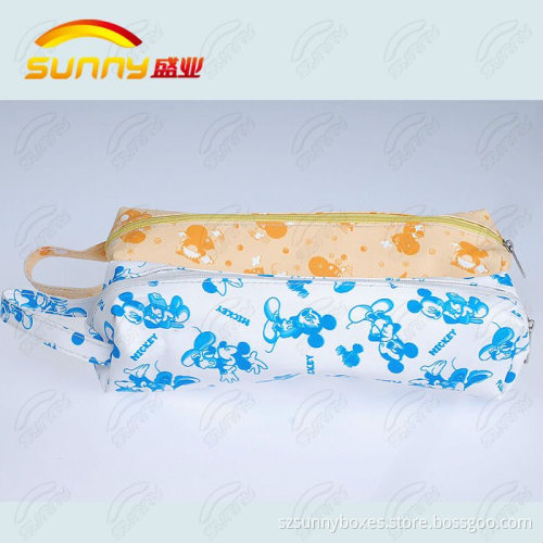 Luxury clear plastic pencil case